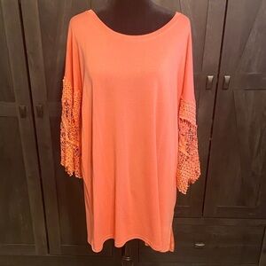 Umgee casual orange dress Size Small